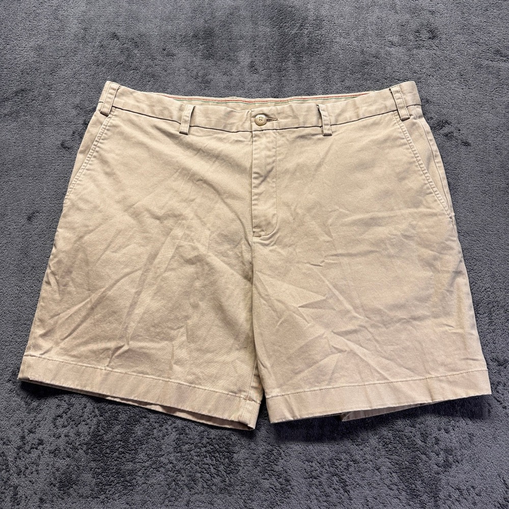 Southern Tide Intercoastal Chino Shorts Mens 38 Tan Khaki Stretch Cotton 7"